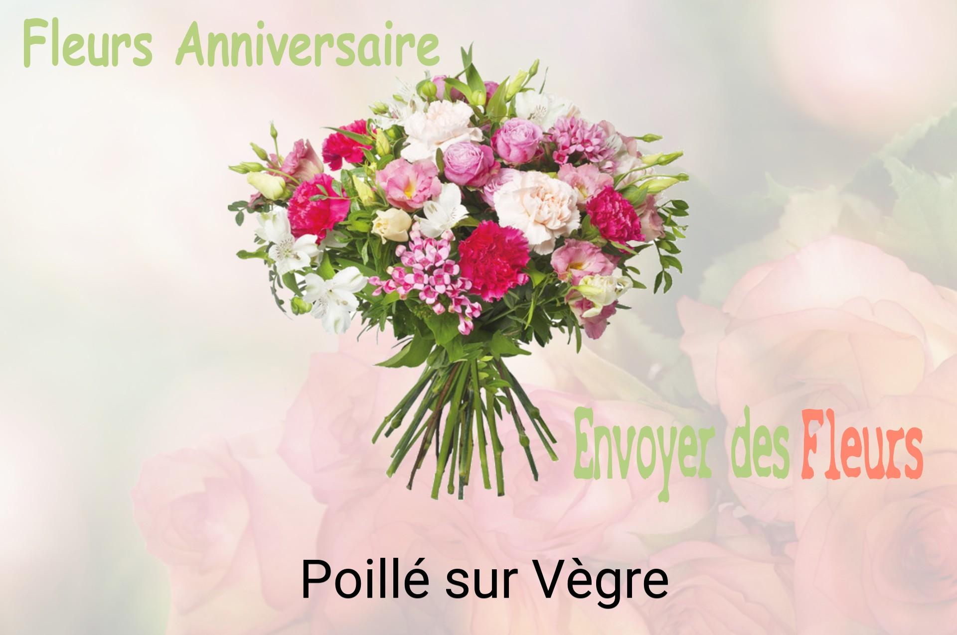 Bouquet de fleurs d’anniversaire livré à Poillé-sur-Vègre