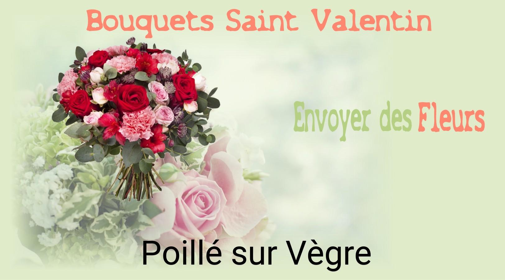 Roses de Saint-Valentin livrées à Poillé-sur-Vègre